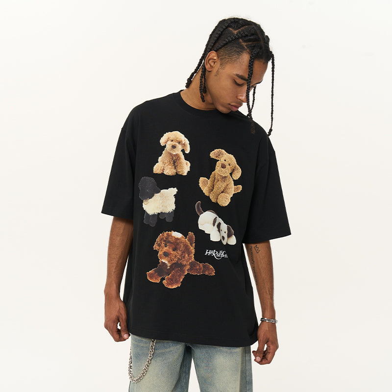 Puppies Peluches Printed Tee