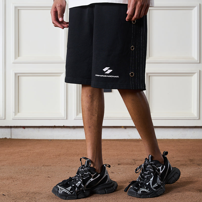 Striped Rings Logo Shorts