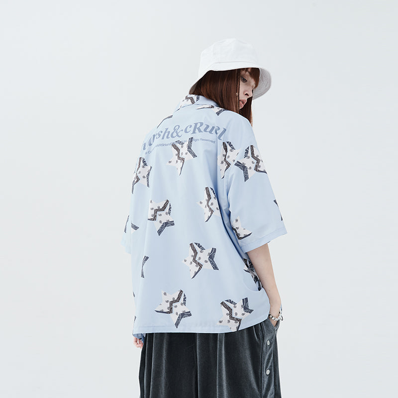 Paisley Stars Cuban Shirt