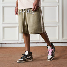 Load image into Gallery viewer, Embroidered Gothic Logo Shorts
