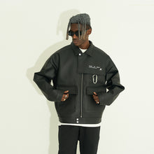 Load image into Gallery viewer, PU Leather Layered Jacket
