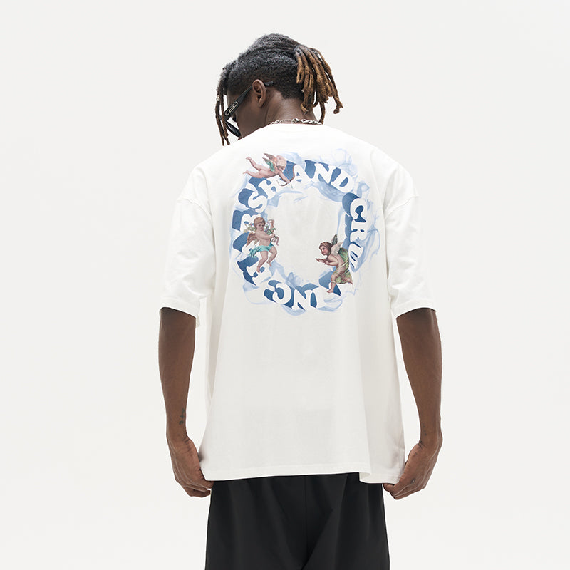 3D Smoking Logo Printed Tee