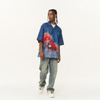 Car Explosion Cuban Shirt