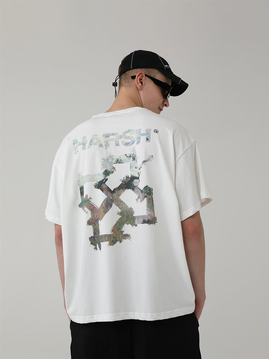 Oil Painting Arrows Logo Tee