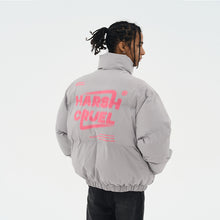 Load image into Gallery viewer, PVC Pocket Stand Up Collar Down Jacket
