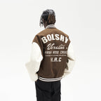 Woolen Logo Varsity Jacket