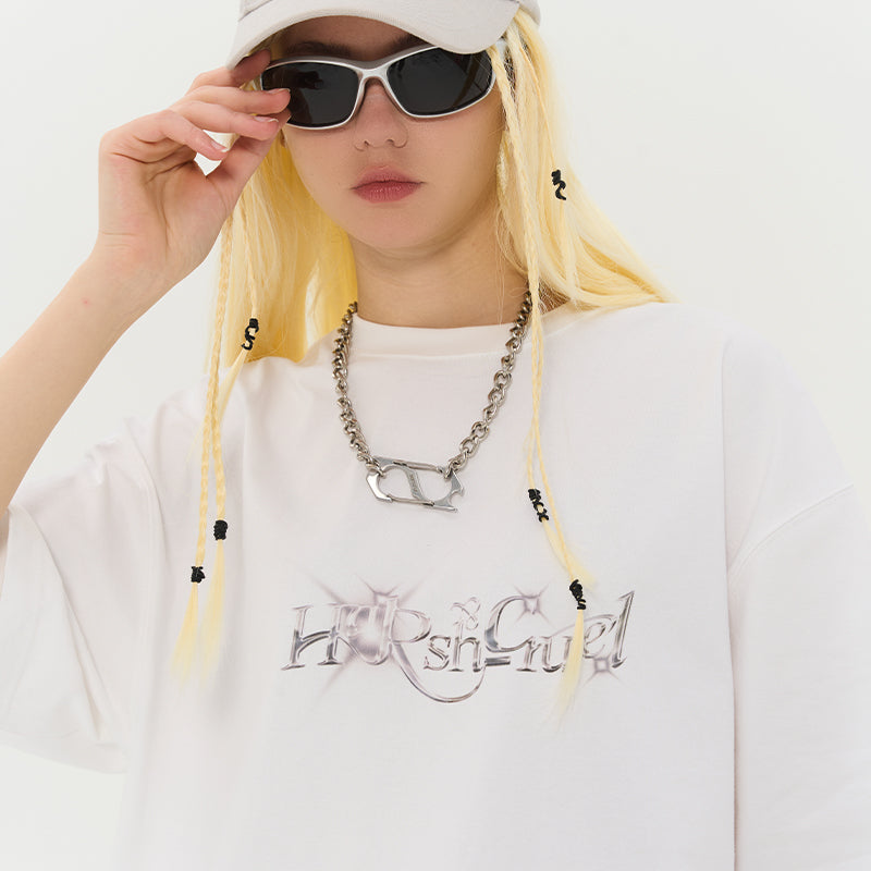 Shining Metal Logo Tee