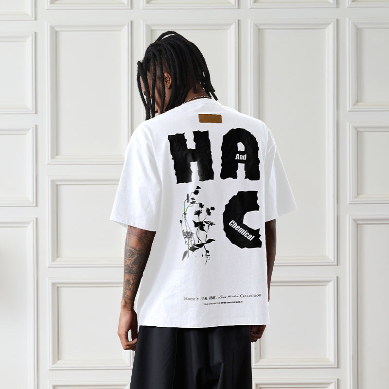 Logo Flower Plant Printed Tee