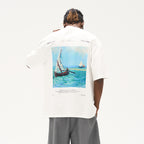 Marine Landscape Oil Painting Printed Tee