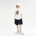 Cartoon Flower Printed Tee
