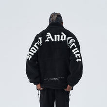 Load image into Gallery viewer, Gothic Logo Sherpa Jacket

