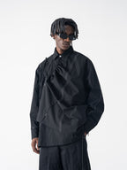 Arc Shape Asymmetric Shirt
