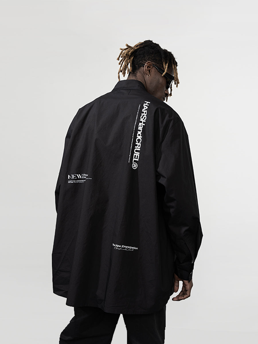 Logo Print L/S Shirt