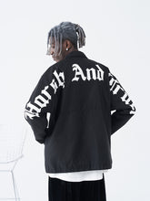 Load image into Gallery viewer, Gothic Font Coach Jacket
