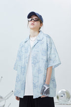 Poke Printed Cuban Shirt