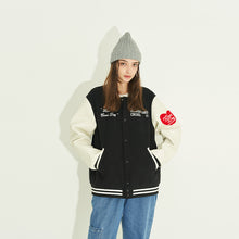 Load image into Gallery viewer, Good Day Embroidered Varsity Jacket
