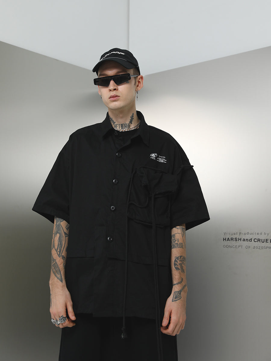 Industrial Drawstrings Shirt
