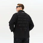 Gothic Crosses Printed Jacket