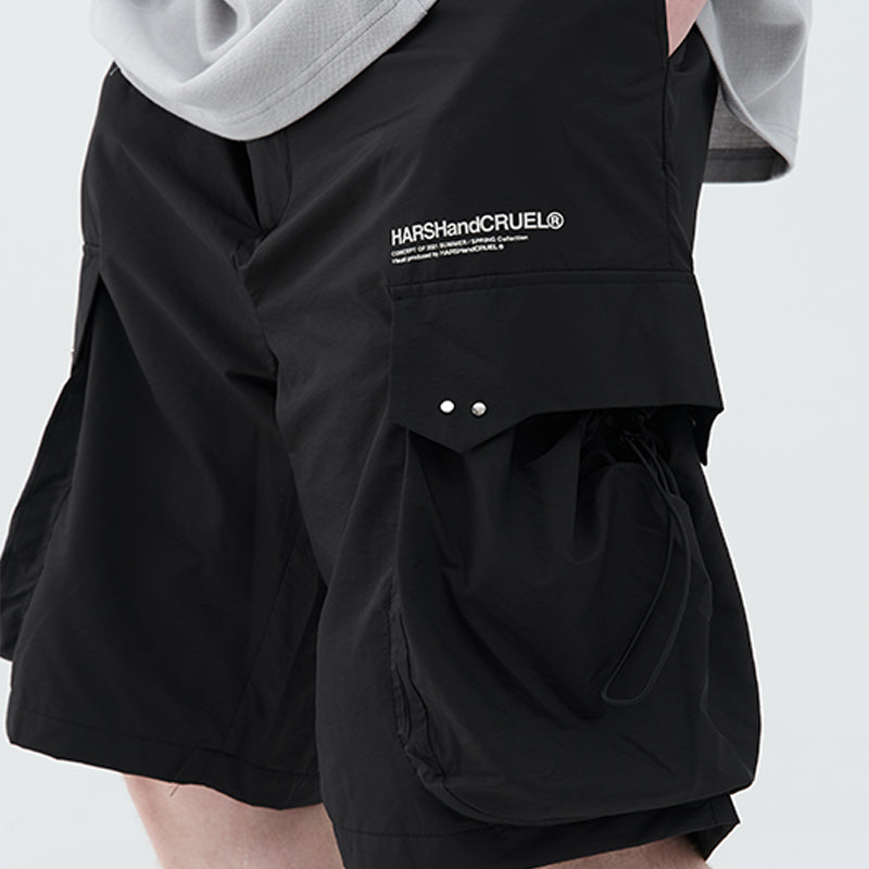 Drawstrings Cargo Shorts