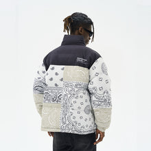 Load image into Gallery viewer, Stand Up Collar Cashew Panels Printed Jacket
