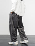 Basic Velvet Loose Trousers