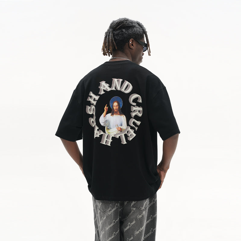 Jesus Ring Logo Printed Tee
