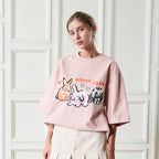 Handpainted Rabbits Logo Tee