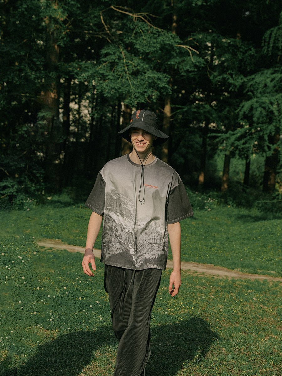 Mountain Landscape Logo Tee