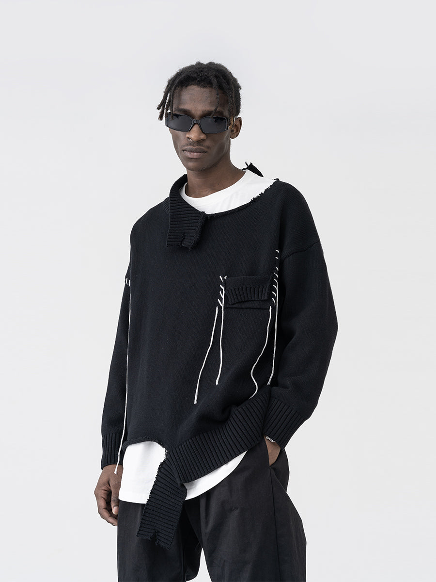 Broken Asymmetrical Sweater
