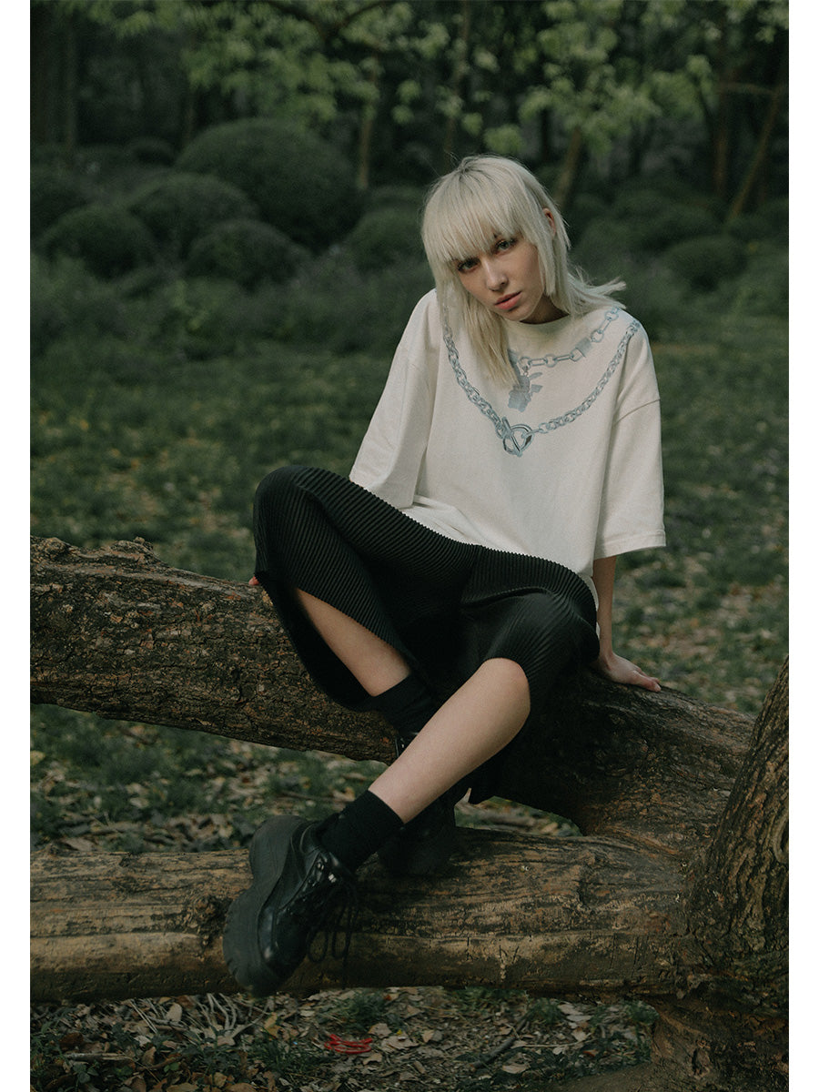 Printed Pika Chain Tee