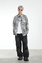 Load image into Gallery viewer, Gothic Logo Plaid L/S Shirt
