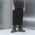 Loose Draped Logo Pants