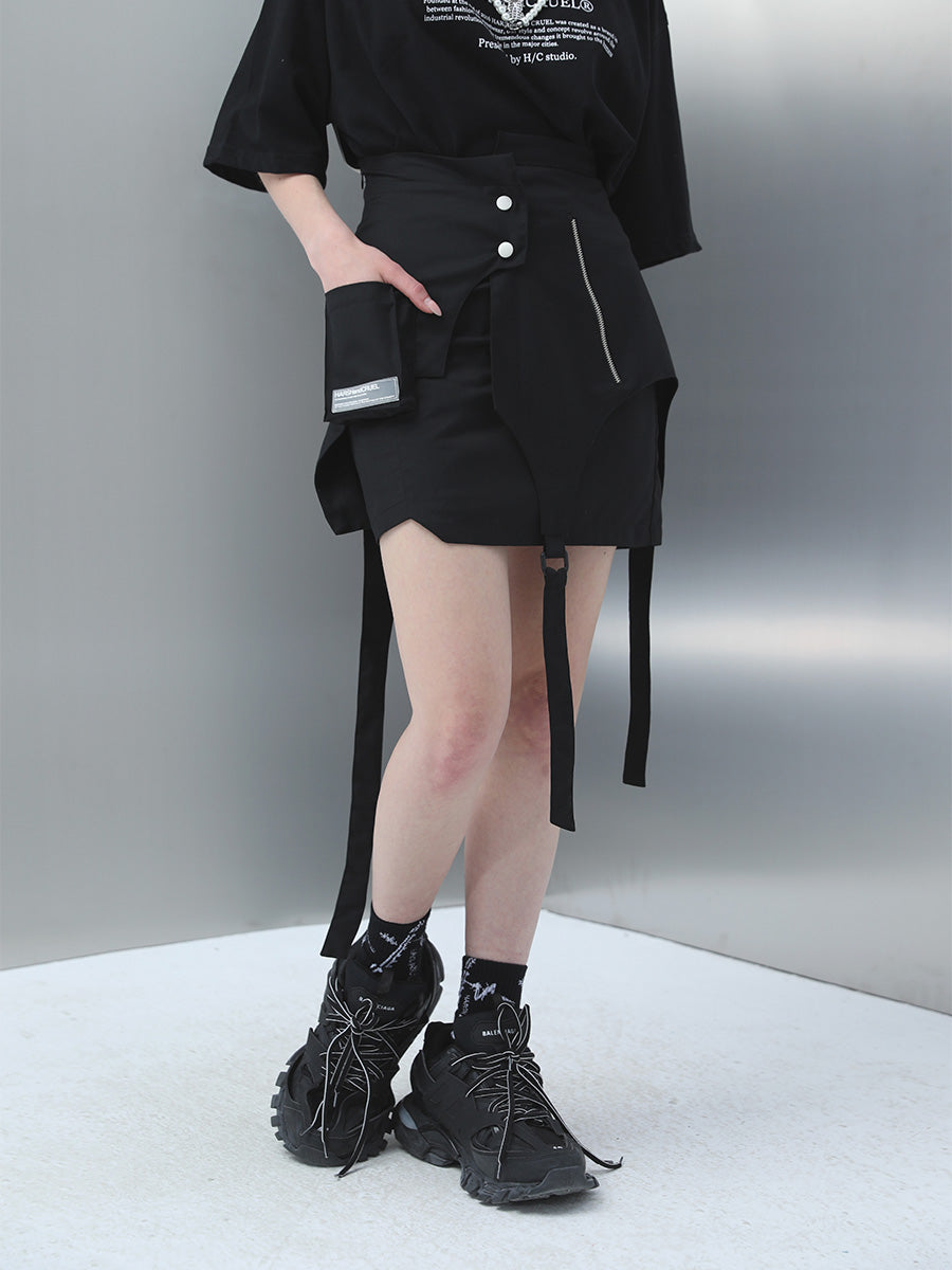 Layered High Waist Skirt