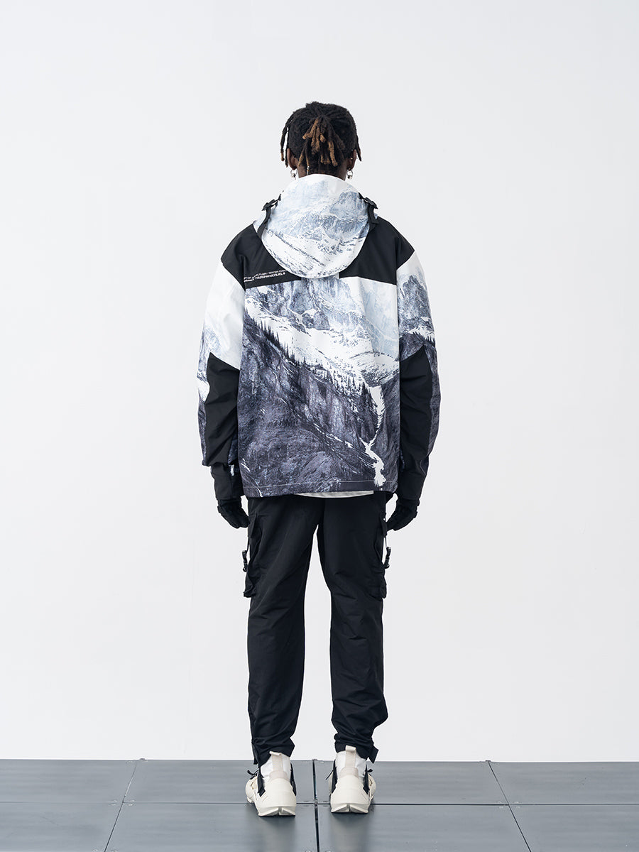 Mountain Printed Logo Jacket
