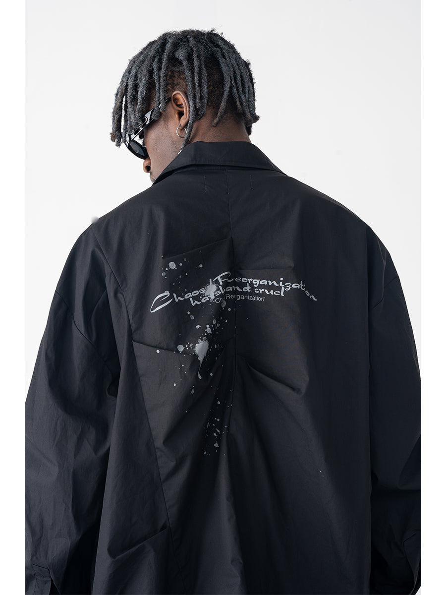 Ink PVC Pocket Long Sleeve Shirt