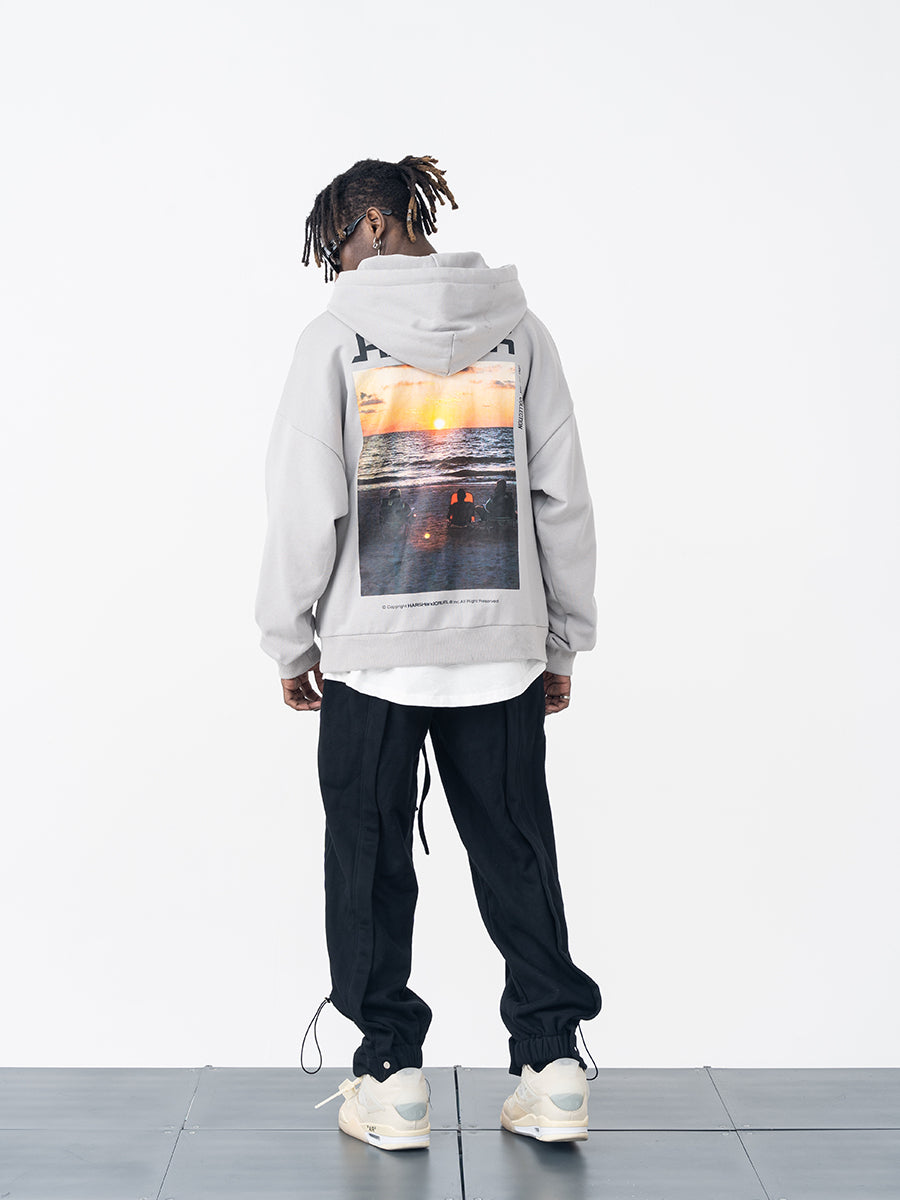 Pleated Adjustable Sweatpants