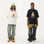 Orange Bag Printed Tee