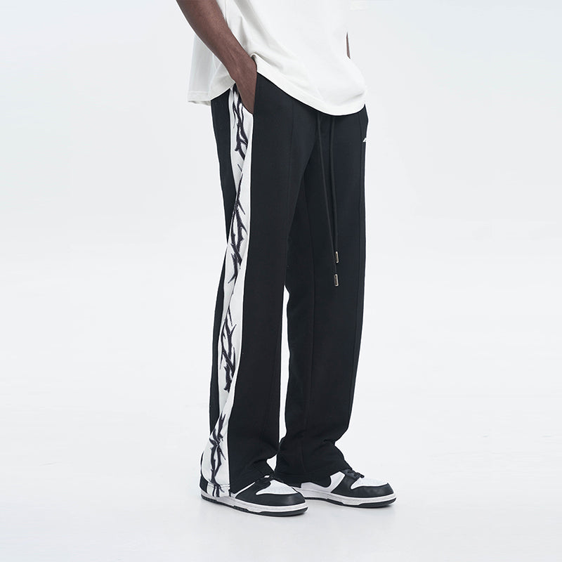 Thorns Drawstrings Loose Sweatpants