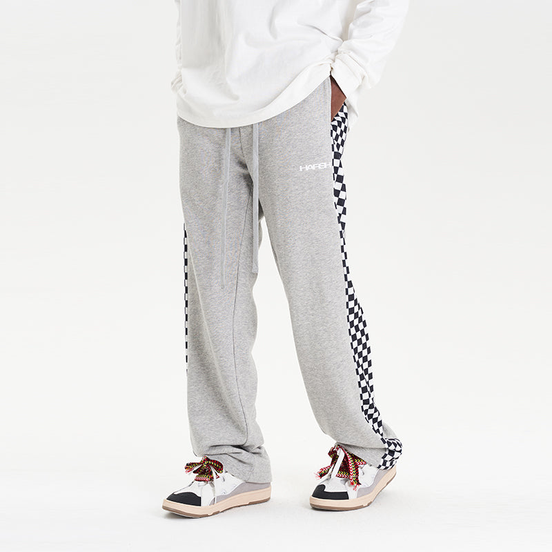 Checkerboard Stripes Sweatpants