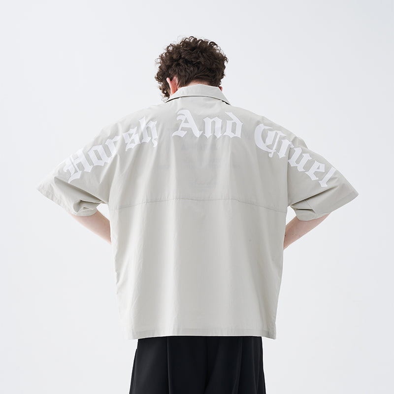 Gothic Logo Print Shirt