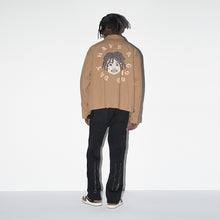 Load image into Gallery viewer, Cartoon Face Foam Print Jacket
