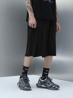 Striped Straight Shorts