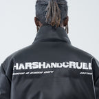 Pockets Leather Down Jacket
