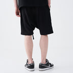 Knitted Drawstrings Logo Shorts