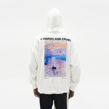 Load image into Gallery viewer, Monet Sunset Oil Painting Hoodie
