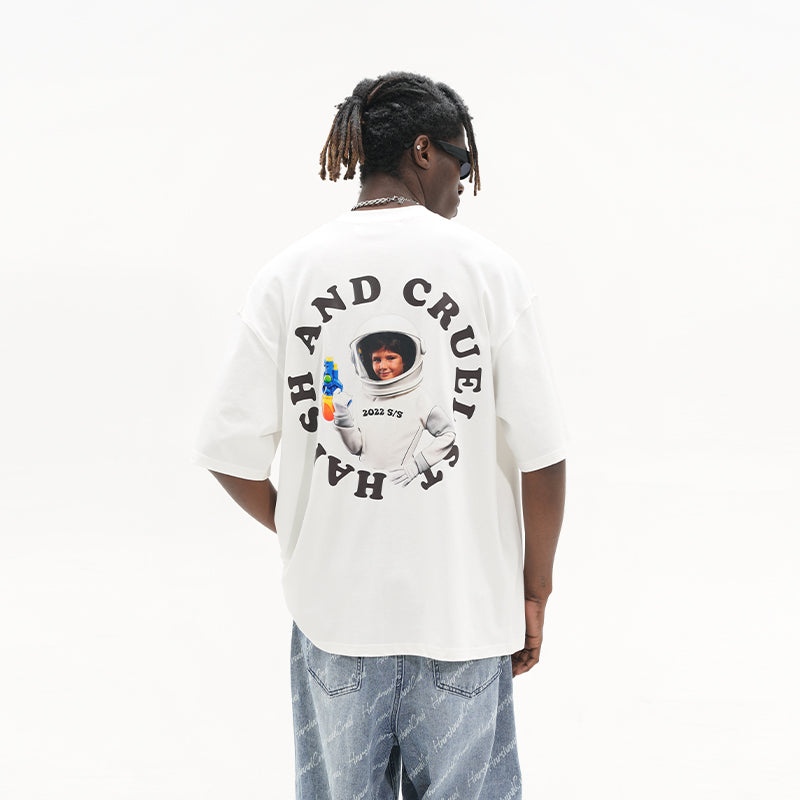 Baby Astronaut Ring Printed Tee