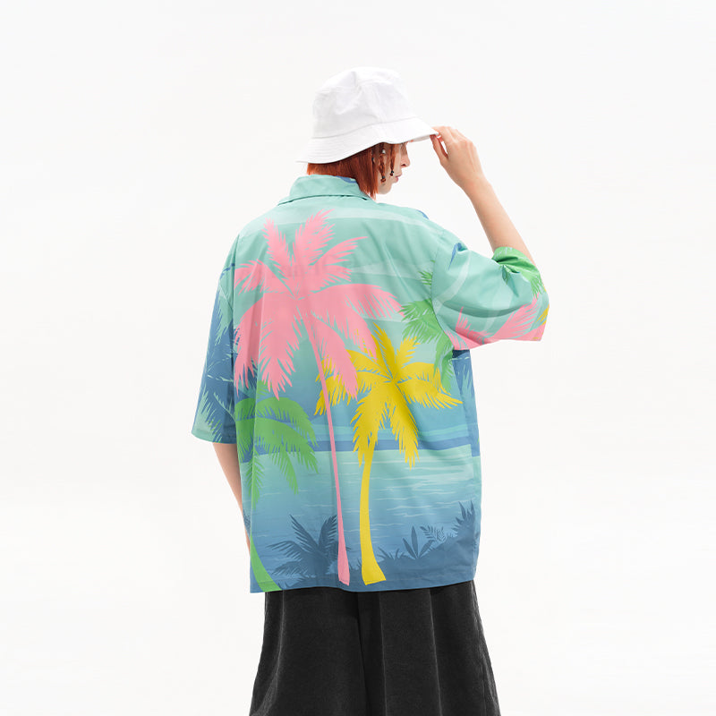 Hawaiian Sunset Cuban Shirt