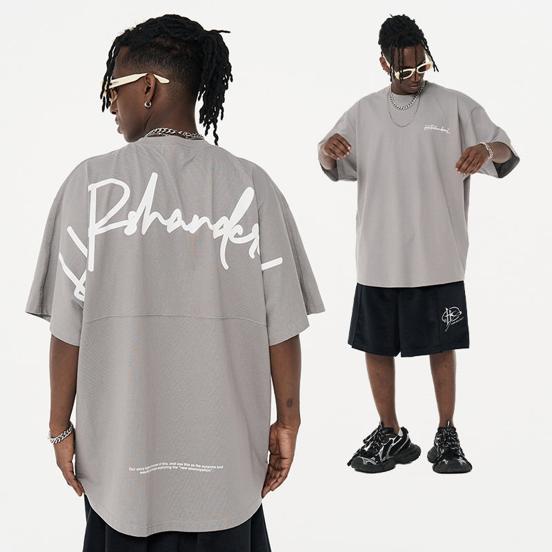 Handwritten Logo Round Neck Tee