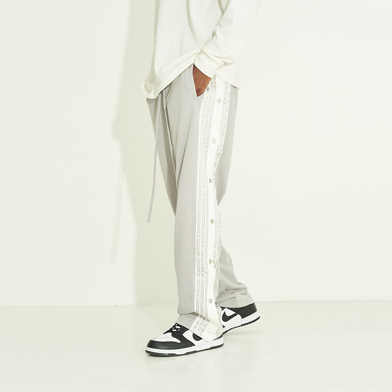 Stitching Stripes Casual Trousers