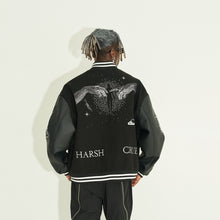 Load image into Gallery viewer, Hand Of God Varsity Jacket
